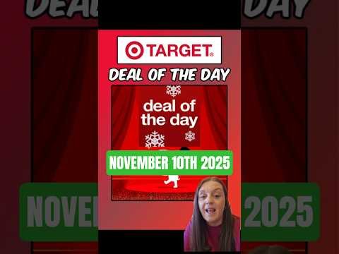 Target Deal of the Day. There will be a new deal everyday to save. One Day Only November 10th 2025