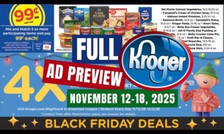 *$.99 Sale* Kroger FULL Ad Preview for 11/12-11/18 | 3 Day Sale, Weekly Digital, 5x Digitals, & MORE