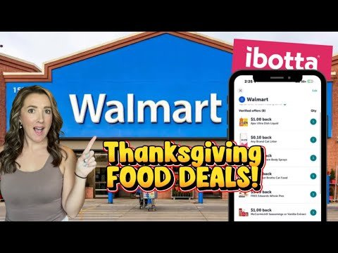 Walmart Ibotta Haul – Thanksgiving Food Deals! 15 Ibotta Rebates! 11/9-15/25