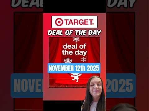 Target Deal of the Day. There will be a new deal everyday to save. One Day Only November 12th 2025