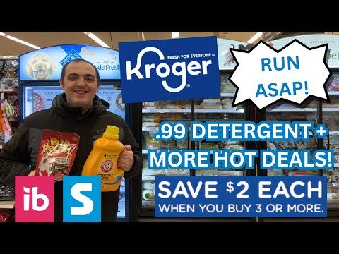 *RUN ASAP* ~ .99 LAUNDRY DETERGENT + MORE HOT KROGER COUPONING DEALS! ~ 12/16/25