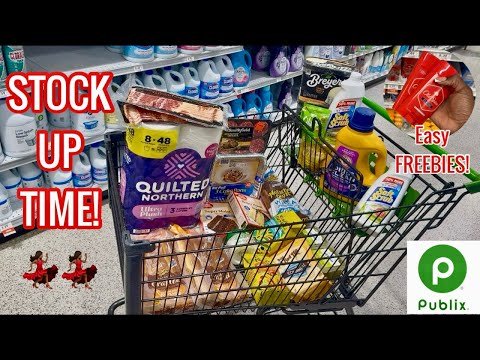 Publix Free & Cheap Grocery Couponing Deals & Haul|EASY PAPER STOCK UP π§» & FREEBIES!π₯| 12/17-12/24