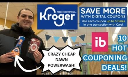 CRAZY CHEAP DAWN POWERWASH DEAL AT KROGER! ~ 10 HOT KROGER COUPONING DEALS + CLEARANCE ~ 12/26 – 1/1