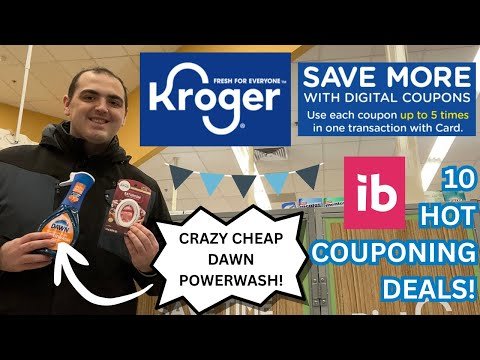 CRAZY CHEAP DAWN POWERWASH DEAL AT KROGER! ~ 10 HOT KROGER COUPONING DEALS + CLEARANCE ~ 12/26 – 1/1