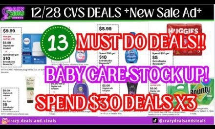 🔥12/28 CVS 13 MUST DO DEALS (BABY CARE STOCK UP, Spend $30 Deals x3)🎉12/28 CVS DEALS This Week