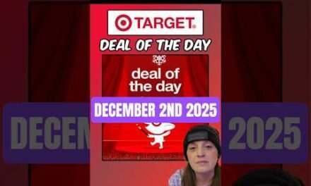 Target Deal of the Day. There will be a new deal everyday to save. One Day Only December 2nd 2025