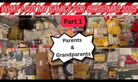 WHAT I GOT MY FAMILY FOR CHRISTMAS (PART 1) ~  PARENTS & GRANDPARENTS ~ VLOGMAS 2025