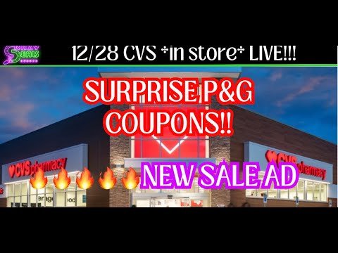 12/28 CVS *in store* LIVE!!! SURPRISE P&G Coupons?? New Sale Ad & Deals Are π₯ Baby Care & Household