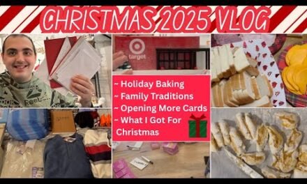 CHRISTMAS 2025 VLOG ~ WHAT I GOT FOR CHRISTMAS ~ OPENING CARDS / BAKING / FAMILY TRADITIONS / MORE