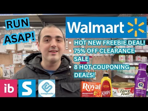 *RUN TO WALMART ASAP!* ~ HOT NEW FREEBIE ~ 75% OFF CLEARANCE ~ 8 HOT COUPONING DEALS ~ DECEMBER 2025