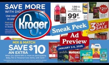 *3 Day Sale* Kroger SNEAK PEEK Ad Preview for 1/2-1/6 | 5x Digitals, Weekly Digitals, & MORE
