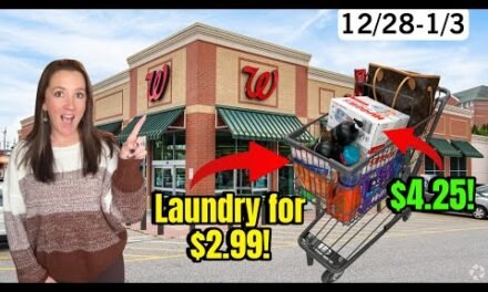 Walgreens Haul- DIAPERS for $4.25 each! Tide for $2.99! Easy Digital Coupon Deals 12/28-1/3/26