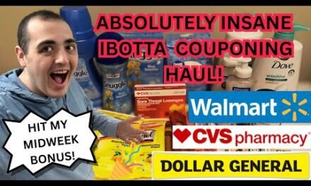 ABSOLUTELY INSANE IBOTTA BONUS COUPONING HAUL ~ HIT MY MIDWEEK BONUS ~WALMART / CVS / DOLLAR GENERAL