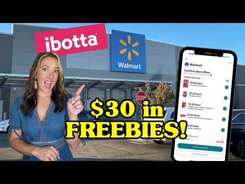 Walmart Haul- 10 FREEBIES Worth $30! Easy Ibotta Deals on FOOD too! 11/30-12/6/25