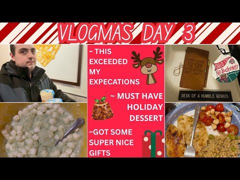 THIS EXCEEDED MY EXPECTATIONS! ~ MUST HAVE HOLIDAY DESSERT ~ GOT SOME SUPER NICE GIFTS ~ VLOGMAS 3