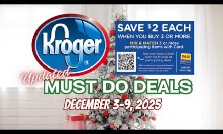 *WOW* Kroger UPDATED Deals for 12/3-12/9 | FREEBIE Merry Days, Mega Sale, & MORE