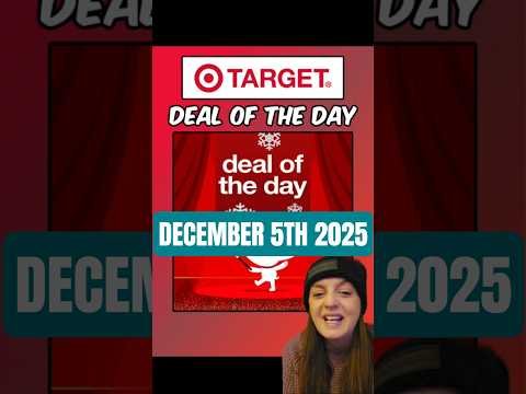 Target Deal of the Day. There will be a new deal everyday to save. One Day Only December 5th 2025