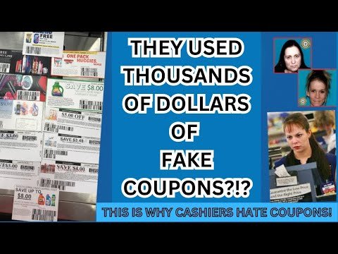 THEY USED THOUSANDS OF DOLLARS WORTH OF FAKE COUPONS 😳😳😳 ~ THIS IS WHY CASHIERS HATE COUPONS!