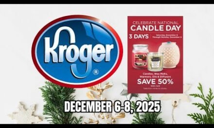 *CANDLE SALE* Kroger UPDATED Must Do Deals for 12/3-12/9 | 3 Day Sale, Merry Days, & MORE