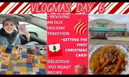 REVIVING AN OLD HOLIDAY TRADITION ~ GOT THE FIRST CHRISTMAS CARD ~ DELICIOUS POT ROAST ~ VLOGMAS 6