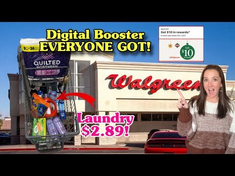 Walgreens Haul- Easy digital deals & boosters ANYONE can do! $2.89 TIDE/GAIN! 12/7-12/13/25.