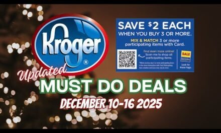 *FRESH FINDS!* Kroger UPDATED Must Do Deals for 12/10-12/16 | MEGA SALE, Weekly Digitals & MORE