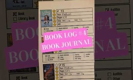 Book Log 4 in the Book Journal #bookjournal #booklog #bookreview #bookchallenge #booktok