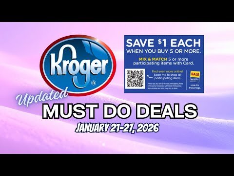 *Boost Exclusive UPDATE* Kroger UPDATED Must Do Deals for 1/21-1/27 | Weekly Digitals & MORE