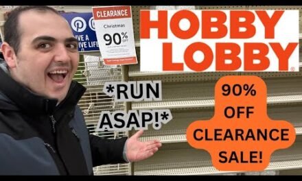 *RUN ASAP!* ~ 90% OFF CLEARANCE SALE AT HOBBY LOBBY! ~ LOTS OF DEALS!