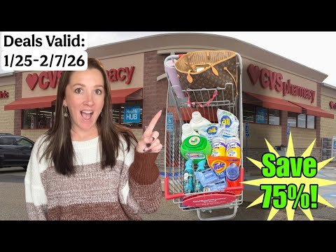 CVS Haul – $1.49 Laundry Products! Beginner Friendly Coupon Deals 1/25-2/7/26