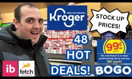 48 HOT KROGER DEALS THIS WEEK! ~ STOCK UP PRICES ~ .99 SALE / BOGO SALES / MORE ~ 01/28 – 02/03