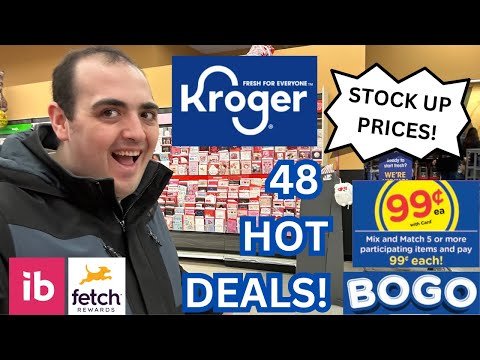 48 HOT KROGER DEALS THIS WEEK! ~ STOCK UP PRICES ~ .99 SALE / BOGO SALES / MORE ~ 01/28 – 02/03