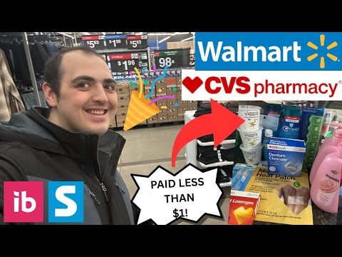 *PAID LESS THAN $1 FOR EVERYTHING!* ~ ABSOLUTELY INSANE IBOTTA COUPONING HAUL ~ WALMART & CVS HAUL