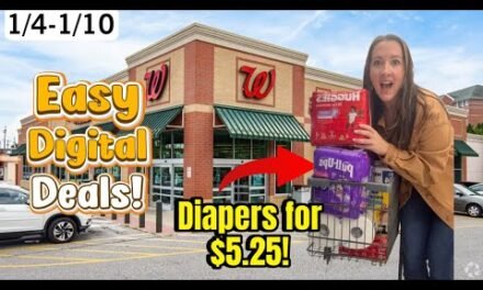 Walgreens Haul – Diapers for $5.25 each! Cheap Paper Products | Beginner Coupon Deals 1/4-1/10/26