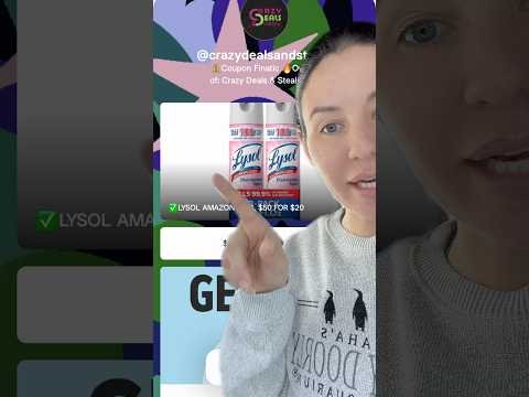 $50 in Lysol Products for $20! 🏃🏼🏃🏼🏃🏼 #cvshaul #walgreensdeals #cvsdealsthisweek