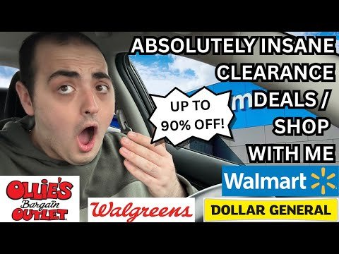*SO MANY DEALS!* ~ ABSOLUTELY INSANE CLEARANCE SHOP W/ ME ~ UP TO 90% OFF ~ WALMART / OLLIES / WAGS