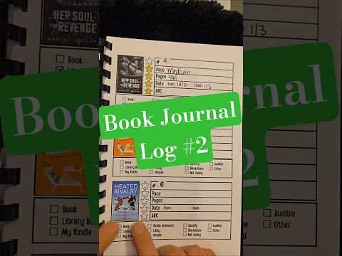 Book Journal Log #2 #booktok ##bookjournal