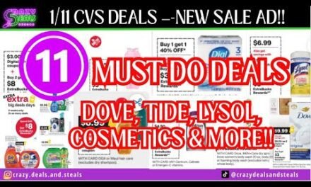 🔥1/11 CVS 11 MUST DO DEALS (DOVE, TIDE, LYSOL)🎉1/11 CVS DEALS This Week