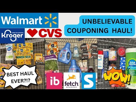 BEST HAUL EVER?!? ~ UNBELIEVABLE IBOTTA COUPONING HAUL ~ WALMART / KROGER / CVS ~ JANUARY 2026