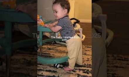 Our baby has grown so much! He learned how to stand, walk, run & talk! Now he says Ho, Ho, Ho when