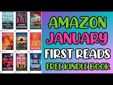January Amazon First Reads || 2 FREE Kindle Books || Book Freebie