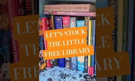 Let’s stock The Little Free Library #littlefreelibrary #fillingthelibrary #lfl #books #booktok