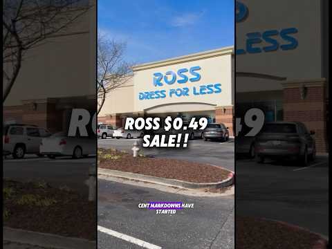 Ross $0.49 Sale!! The Markdowns Have Started – BOLO! #ross #rossshopping