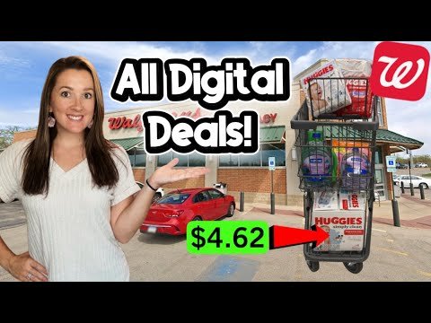 Walgreens Haul- All Digital Deals! Get $35 of products for $3! CHEAP DIAPERS 1/11-1/17