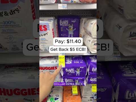 INSANE DIAPER DEAL! $2.99 per bag at CVS! 1/11-1/24 #couponmom