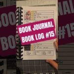 Book Journal Book Log 15 #bookjournal #bookreview #bookchallenge #booktok #bookrec