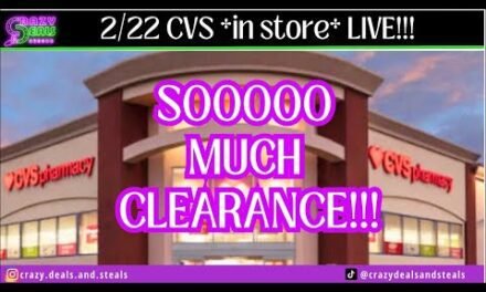 2/22 CVS *in store* LIVE!!! Soooo MUCH Clearance! 2/22 CVS Couponing Deals This Week & CVS Haul