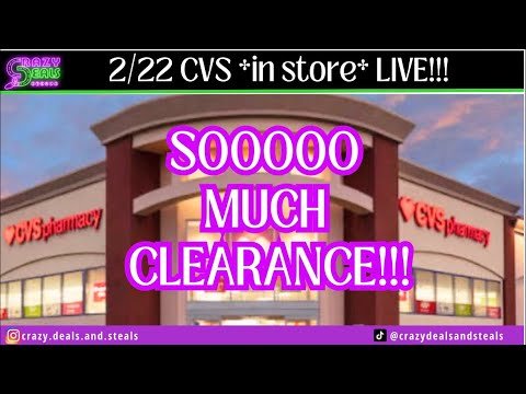 2/22 CVS *in store* LIVE!!! Soooo MUCH Clearance! 2/22 CVS Couponing Deals This Week & CVS Haul
