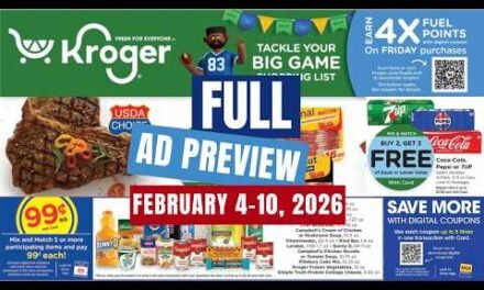 *FULL AD* Kroger Ad Preview for 2/4-2/10 | Superbowl Deals, 5x Digitals, $.99 Sale, & MORE