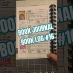 Book Journal Book Log 16 #bookjournal #bookreview #bookchallenge #booktok #bookrecs